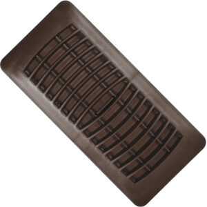 Grille de plancher en plastique brun